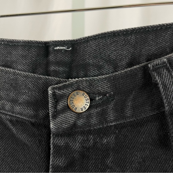 Vintage Rustler 36 X 30 Grunge Jeans Ridged Retro Straight Leg Jeans Workwear - Picture 3 of 7